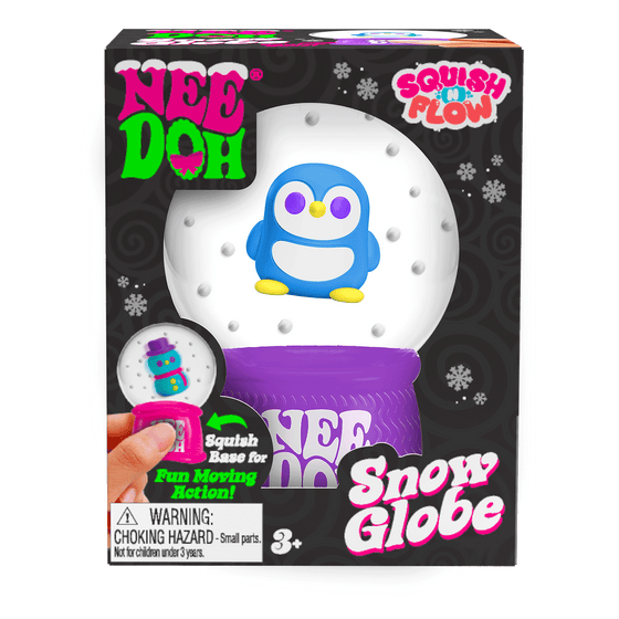 NeeDoh Squish N Flow Snow Globe | Signature Moonlit Lane - DHTY